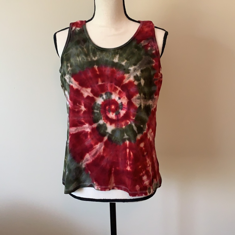 Handmade tie dye tank